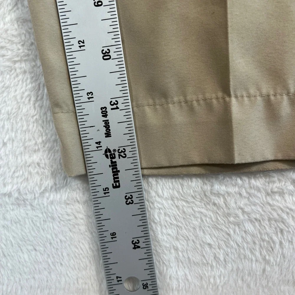 Callaway Golf Mens Tan Khaki Flat Front Performance Pants Size 34x31.5
